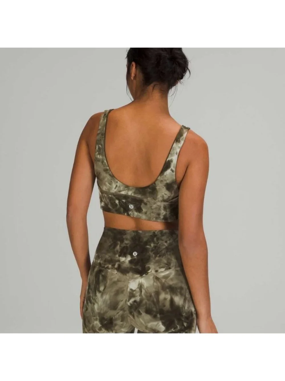 Lululemon Align Reversible Bra *Light Support, A/B Cup Diamond Dye Light Sage